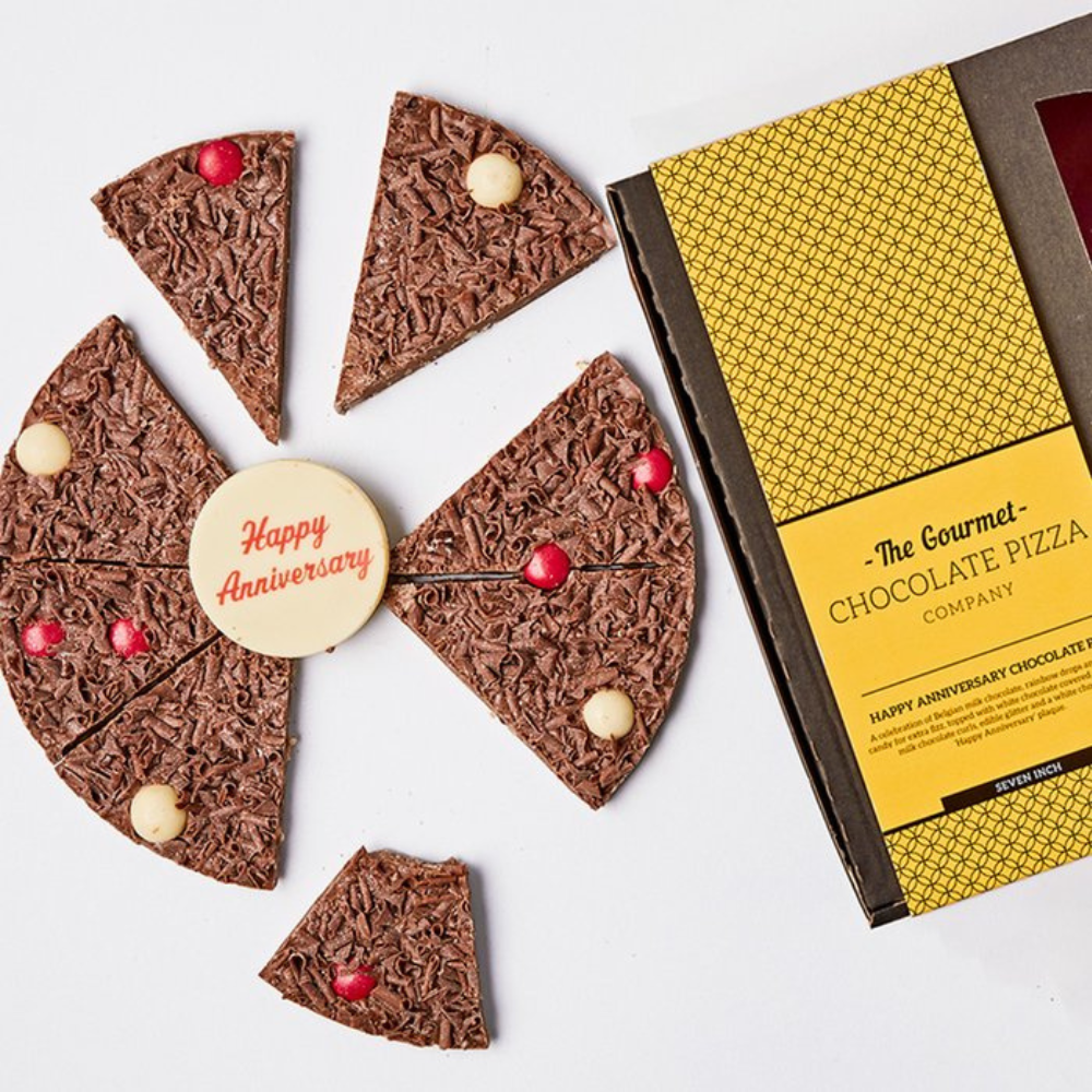 Happy Anniversary Chocolate Pizza